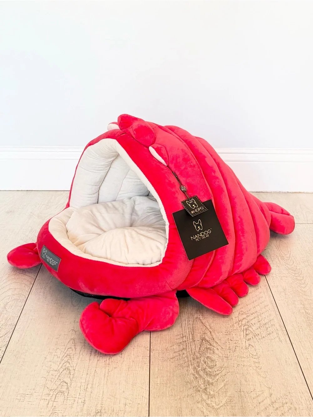 Extremely RARE NanDog Plush Red Lobster Small Dog / Cat Pet Cushion Bed